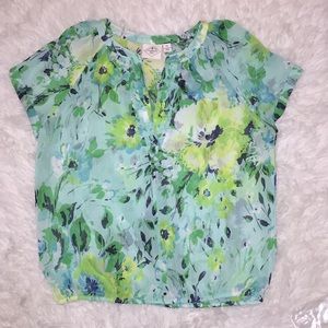 St John’s Bay floral blouse.
